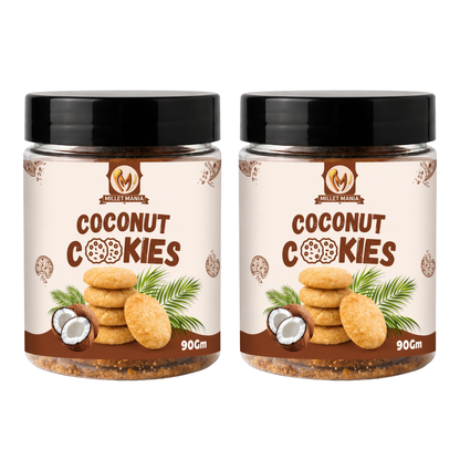 Millet Cookies of Bilona Ghee - Coconut (90g)