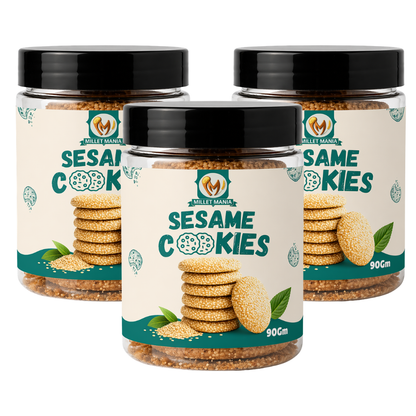 Millet Cookies of Bilona Ghee - Sesame (Til) (90g)