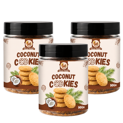 Millet Cookies of Bilona Ghee - Coconut (90g)