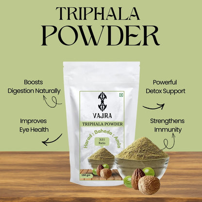 Triphala Powder - 3:2:1 Ratio (150g)